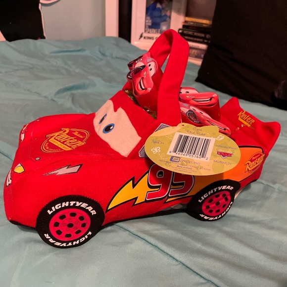 Disney Other Lightning Mcqueen Plush Easter Basket Poshmark